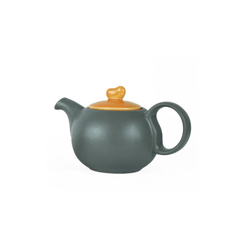Faria & Bento Teapot - Orange x Grey, 650ml