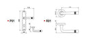 WC- Door Handle Modle Conte