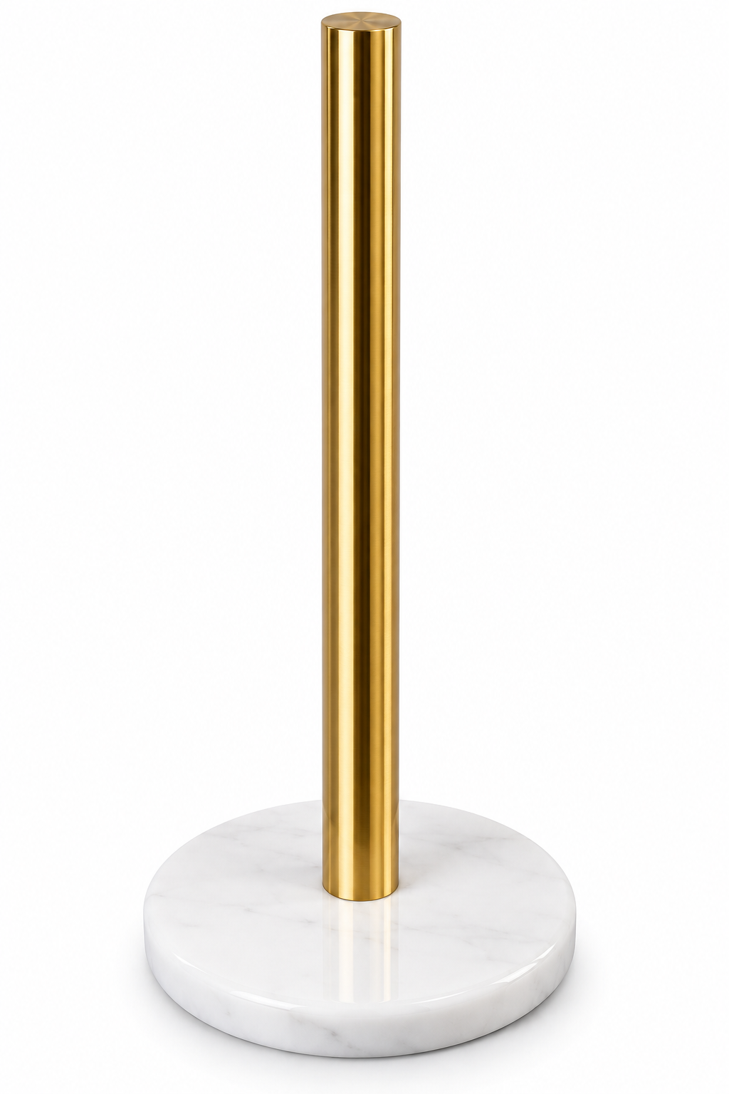 Gold Napkin Holder with Marble Base