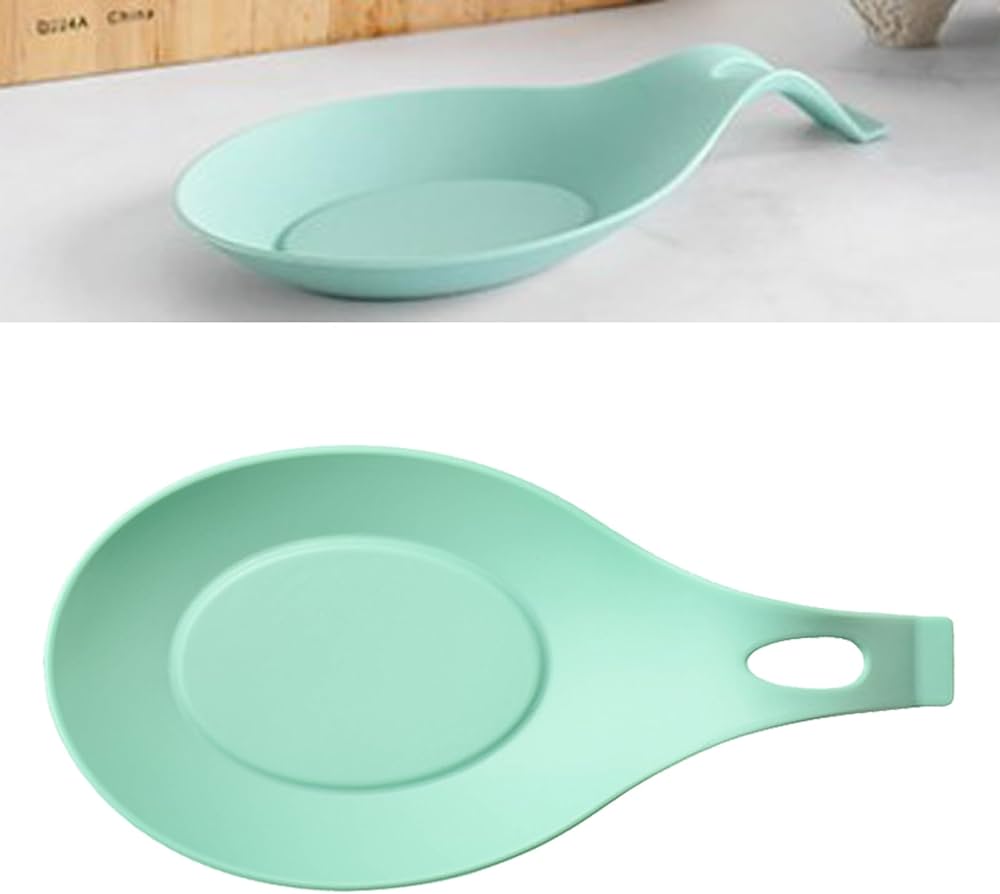 Silicone spoon and ladle holder