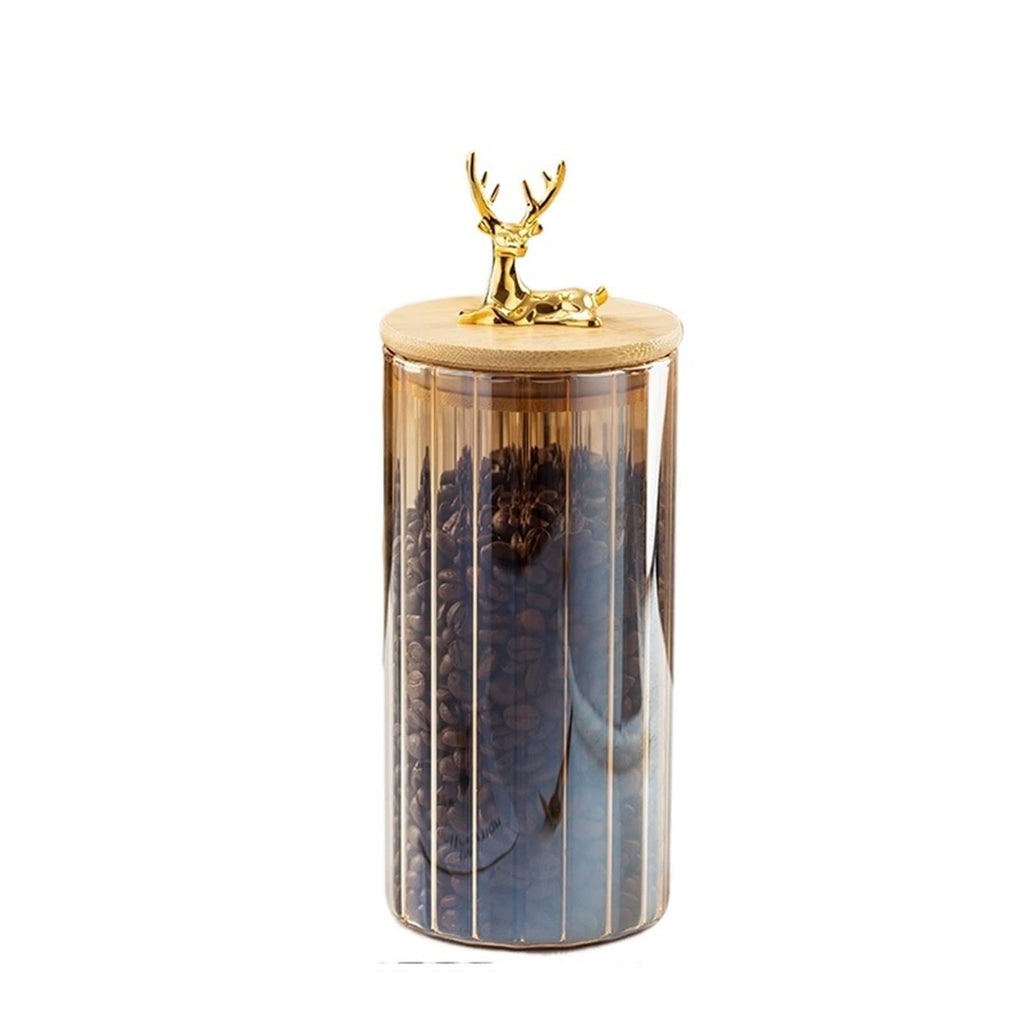 Medium Gazelle Glass Spice Jar