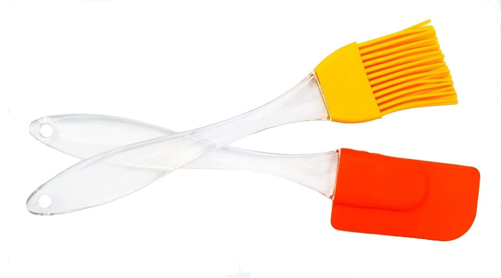 Spoon and silicone brush