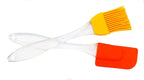 Spoon and silicone brush