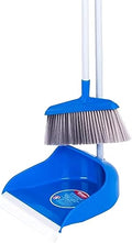 Broom and Dustpan Set Size: 26cm width and 25cm deep TPR dustpan edge 75mm bristle 75cm metal handle