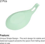 Silicone spoon and ladle holder