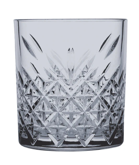 Pasabahce Timeless Old Fashioned Glass - Grey, 345ml