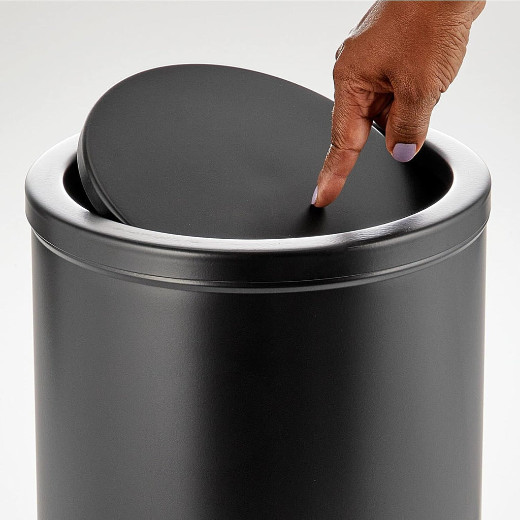 Trash Basket Stainless 304 Black 8L