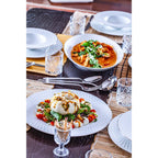 Tunisie Brillio Dinner Set with Platinum Rim - 29 Pieces for 6 People