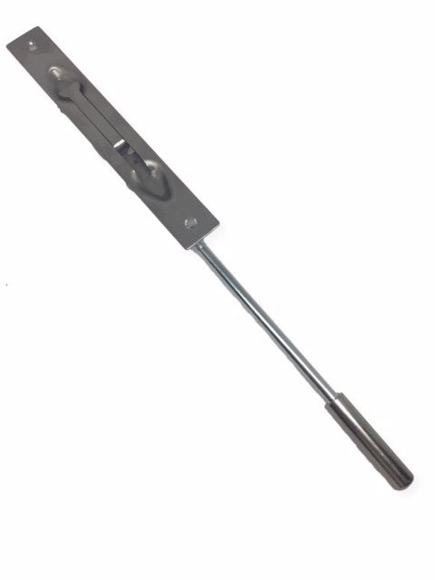 Brass flush bolt with rod steel doors
