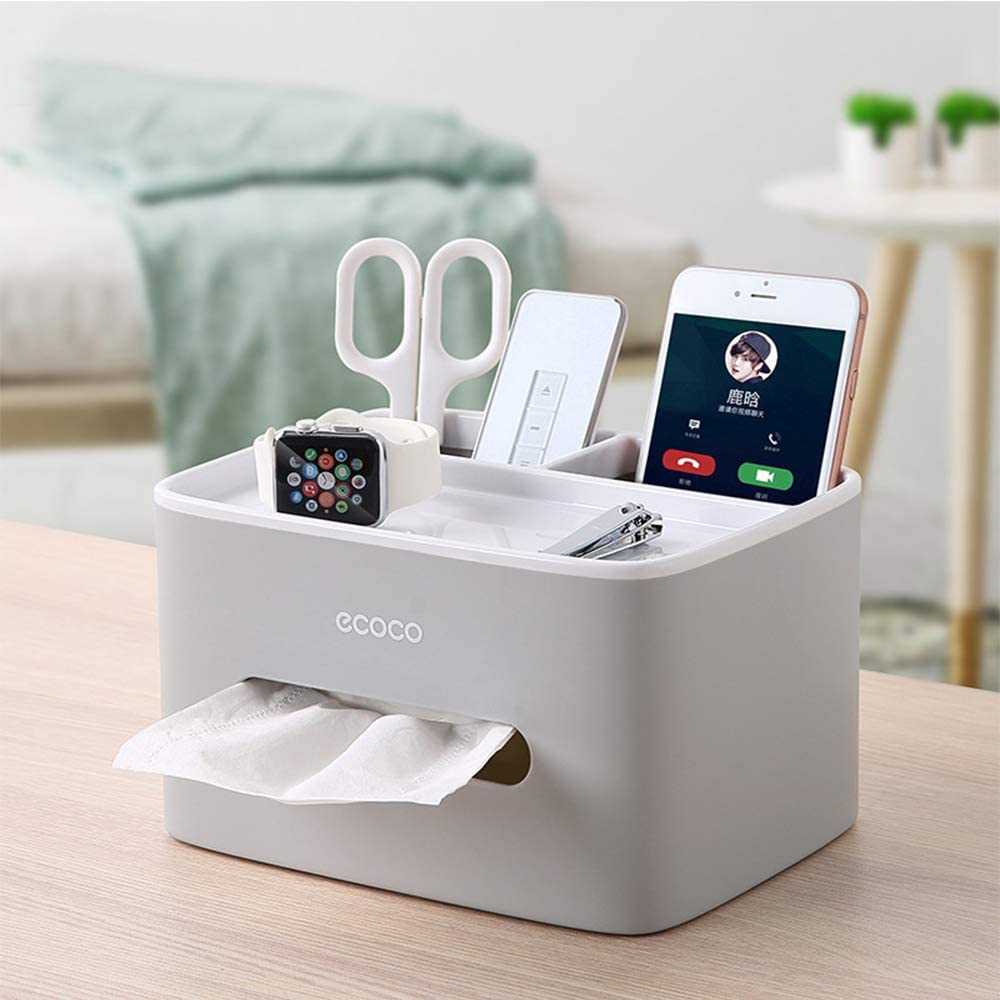ECOCO Multi-functional  Box  Case Cosmetic Organizer Paper Tissue Box