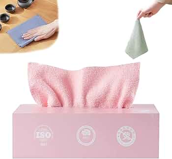Box of colored towels