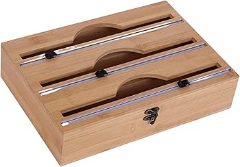 3 in 1 BAMBOO Storage Foil Holder