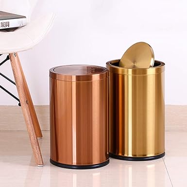 Trash Basket Stainless 304 Rose Gold 8L