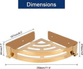 Stainless corner, 1 shelves (Gold)