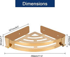 Stainless corner, 1 shelves (Gold)