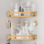 Stainless corner, 1 shelves (Gold)