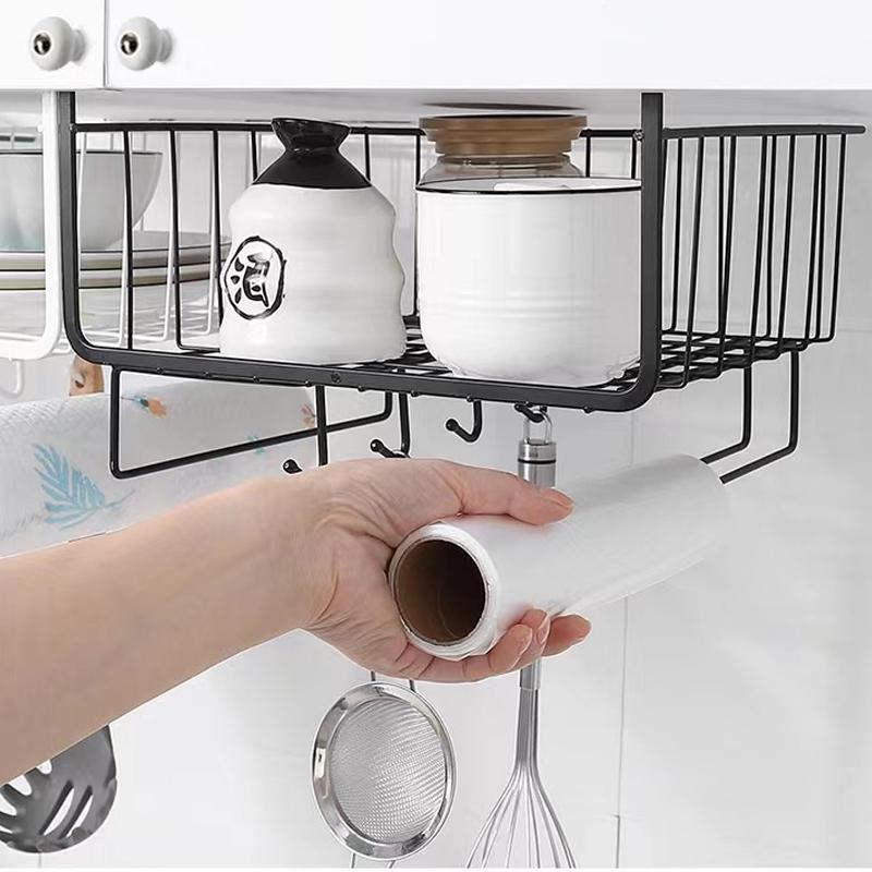 Multifunctional Stainless Steel Hanging Basket Iron Art Shelf Durable Storage