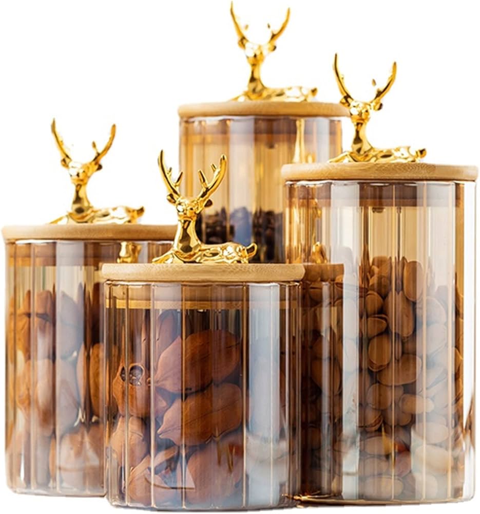 Medium Gazelle Glass Spice Jar