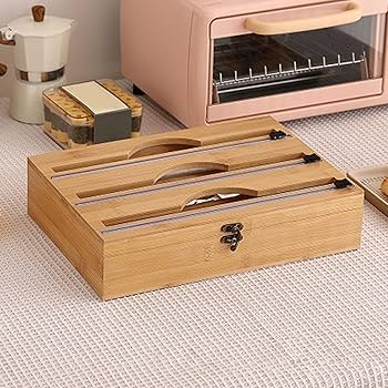 3 in 1 BAMBOO Storage Foil Holder