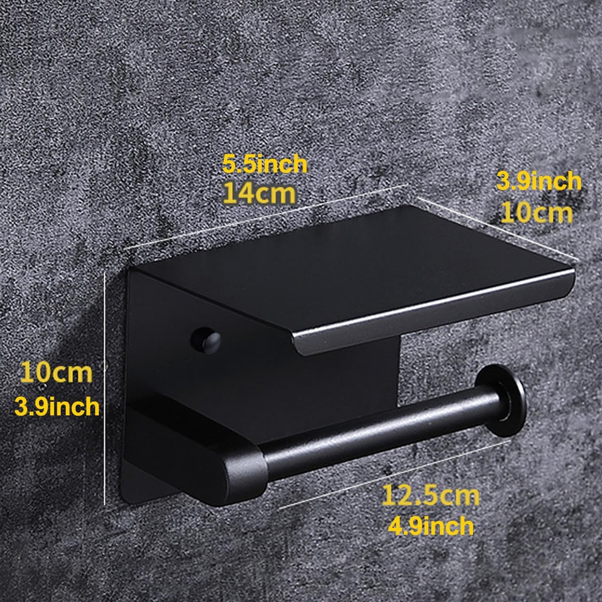 Wc Paper Holder (Black)