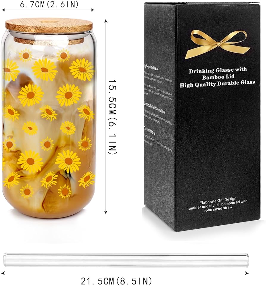 Large Rose Glass Spice Jar with Spoon