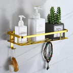 Shelves For Shower Corner gold