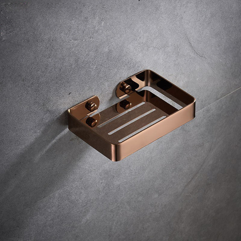 Melairy Soap Dish for bathroom (Rose Gold)