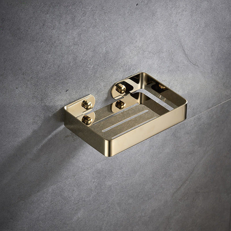 Melairy Soap Dish for bathroom (Gold)