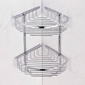 2 tier  304 Stainless Steel Bathroom Shelf