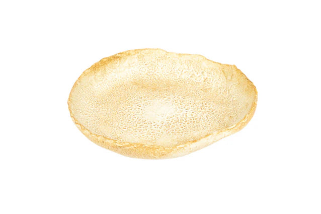 AbraCadabra Seaside Rough Skin Deep Plate - Ivory, D22xH3cm