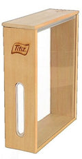 Wooden grain container acrylic
