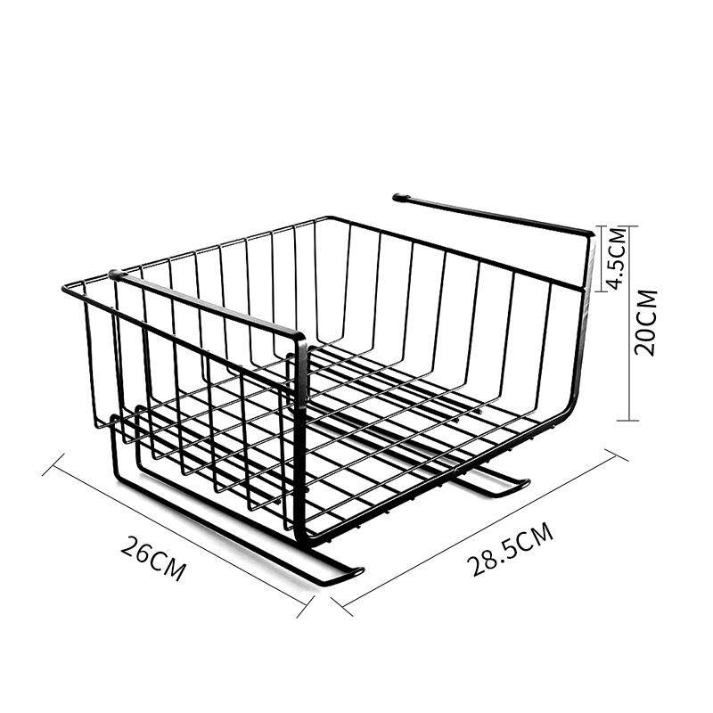 Multifunctional Stainless Steel Hanging Basket Iron Art Shelf Durable Storage