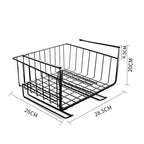 Multifunctional Stainless Steel Hanging Basket Iron Art Shelf Durable Storage