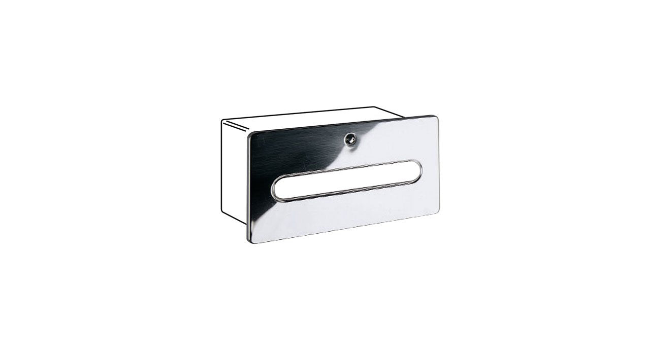 Built-in kleenex dispenser Inda