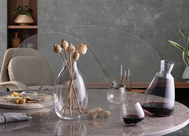 Pasabahce Crystal Momento Decanter and Glasses Set
