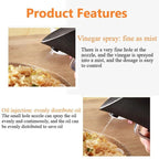 Double Nozzle spray bottle for oil and vinegar