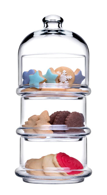 Pasabahce Villa Patisserie 3-Tier Candy Bowl - 26.1x9.4cm