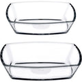 Pasabahce Tokio Rectangular Plates Set - 2 Pieces