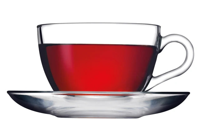 Pasabahce Basic Tea Cup & Saucer Set - 238ml