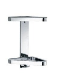Double corner shelf
