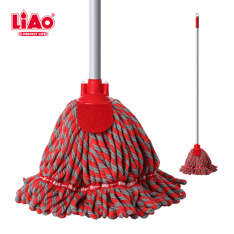 Liao Red Microfiber Floor Mop