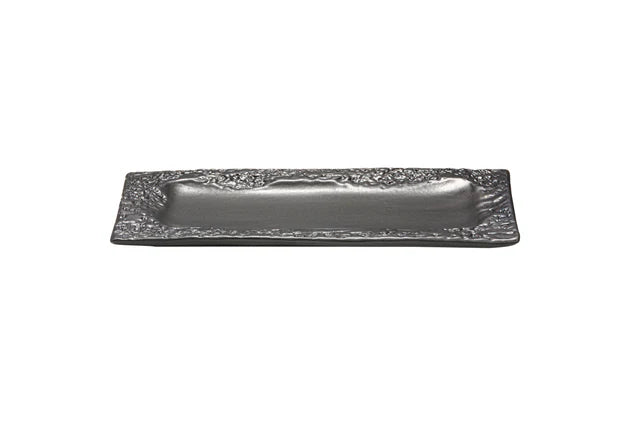 AbraCadabra Coral Rectangular Serving Platter - Black, L40xW11cm