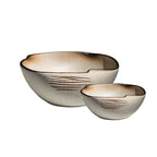 AbraCadabra Brulee Bowls Set - Silver Grey , 2 Pieces