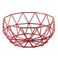 Abert Diamond Wire Basket - Red, 23cm