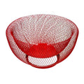 Abert Duplex Wire Basket - Red, 23cm