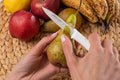 Arcos Nova Serrated Peeling Knife - White, 21.1cm