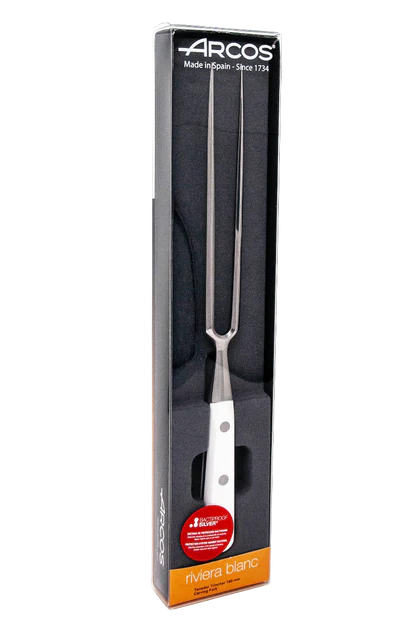 Arcos Riviera Carving Fork - White, 32cm
