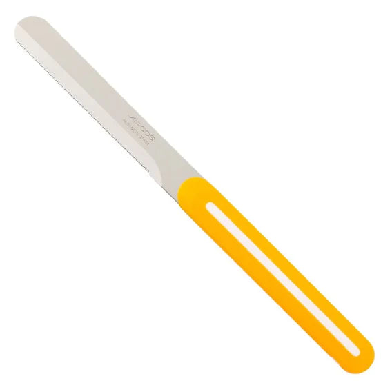 Arcos Linea Serrated Table Knife - Orange, 21.5cm
