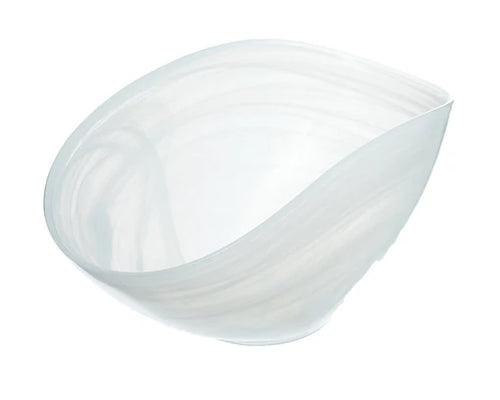 ArdaCam In Style Oval Serving Bowl - White Alabaster, 26.5*14.3 cm