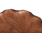 ArdaCam Lotus Leaf Plate - Metallic Copper, 27.5 cm